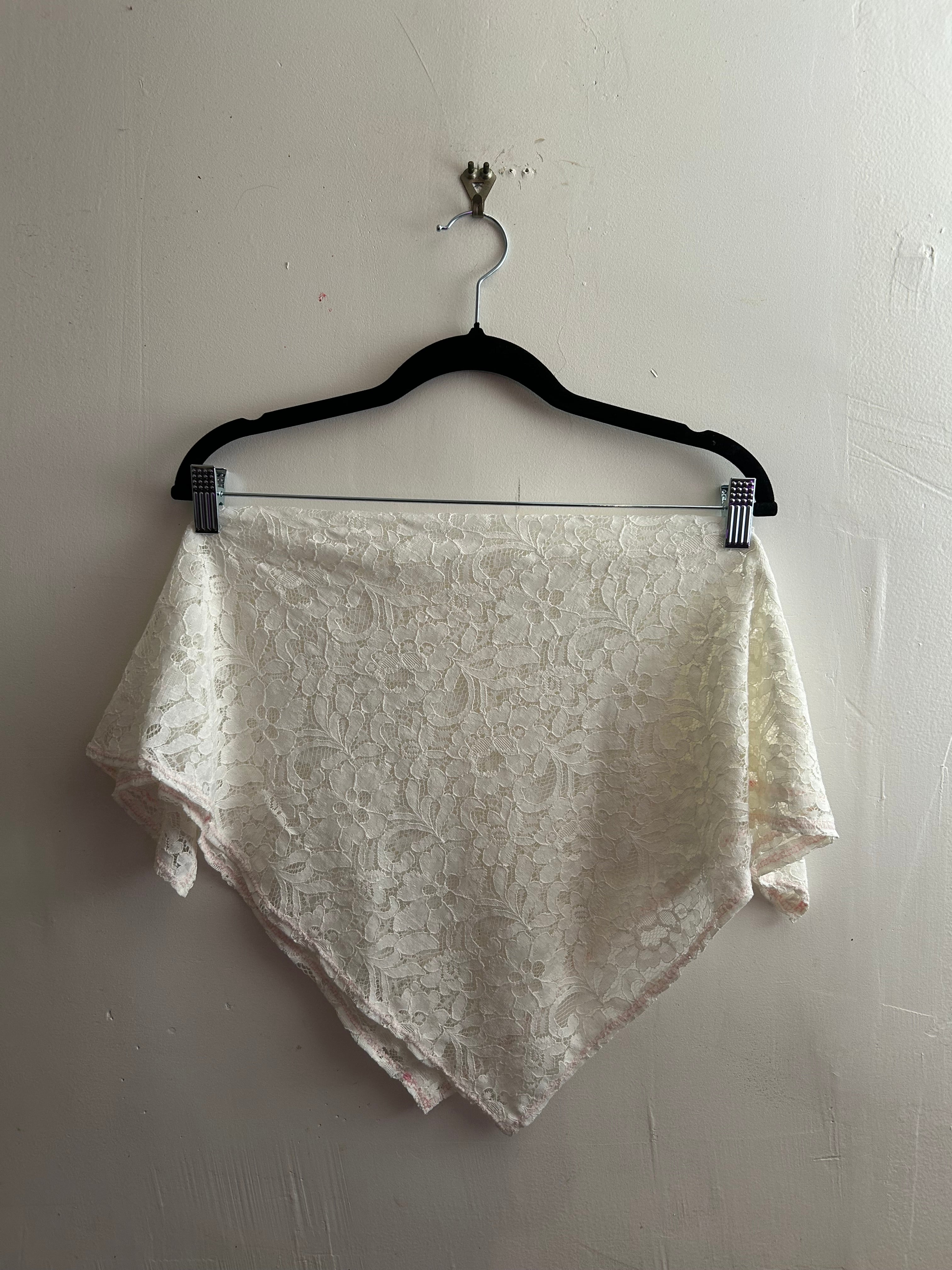 Lace head scarf