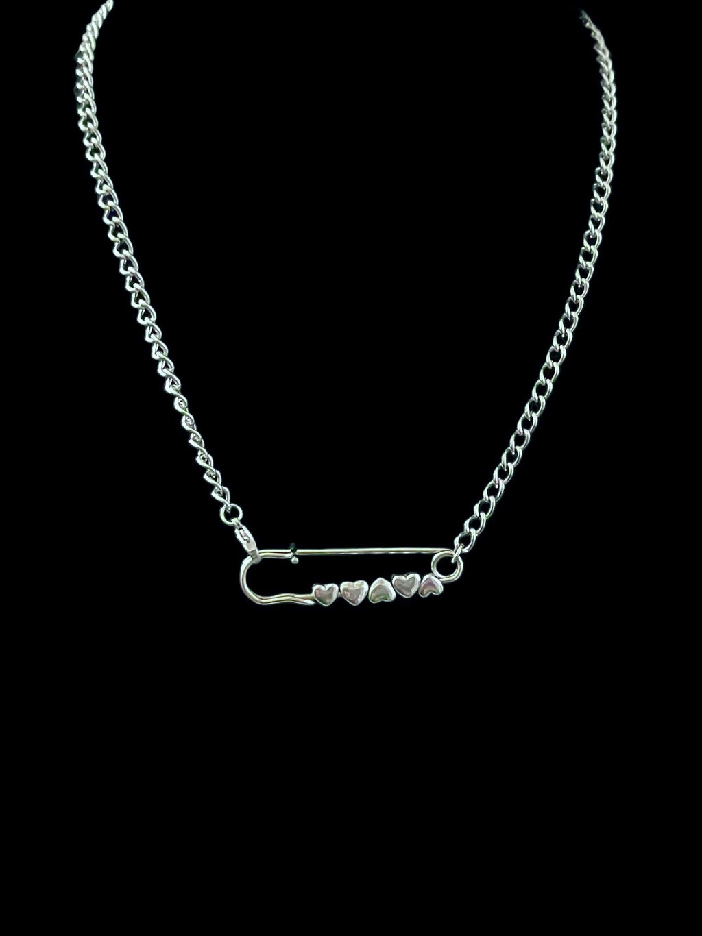 Safety Pin Chain - Hearts — Coven X Coven product photo