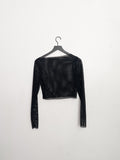 Bareline Shadow Princess crop top long sleeve
