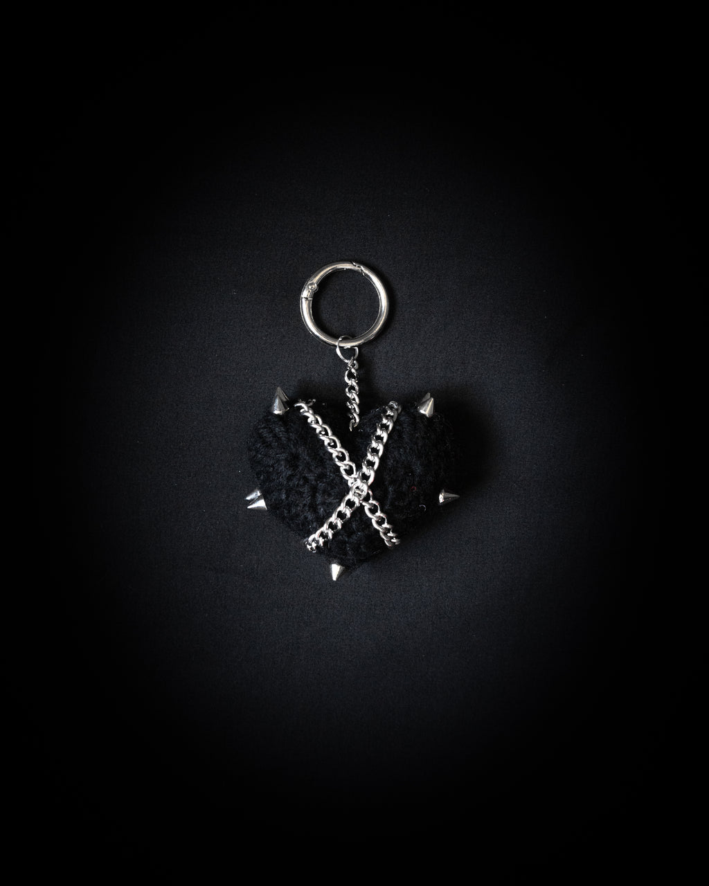 Crochet Cuties - Black Metal Bag Charm — Coven X Coven product photo