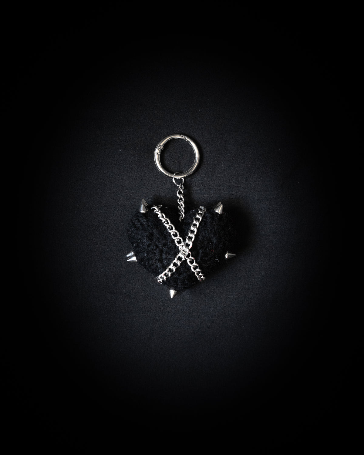 Crochet Cuties - Black Metal Bag Charm — Coven X Coven product photo