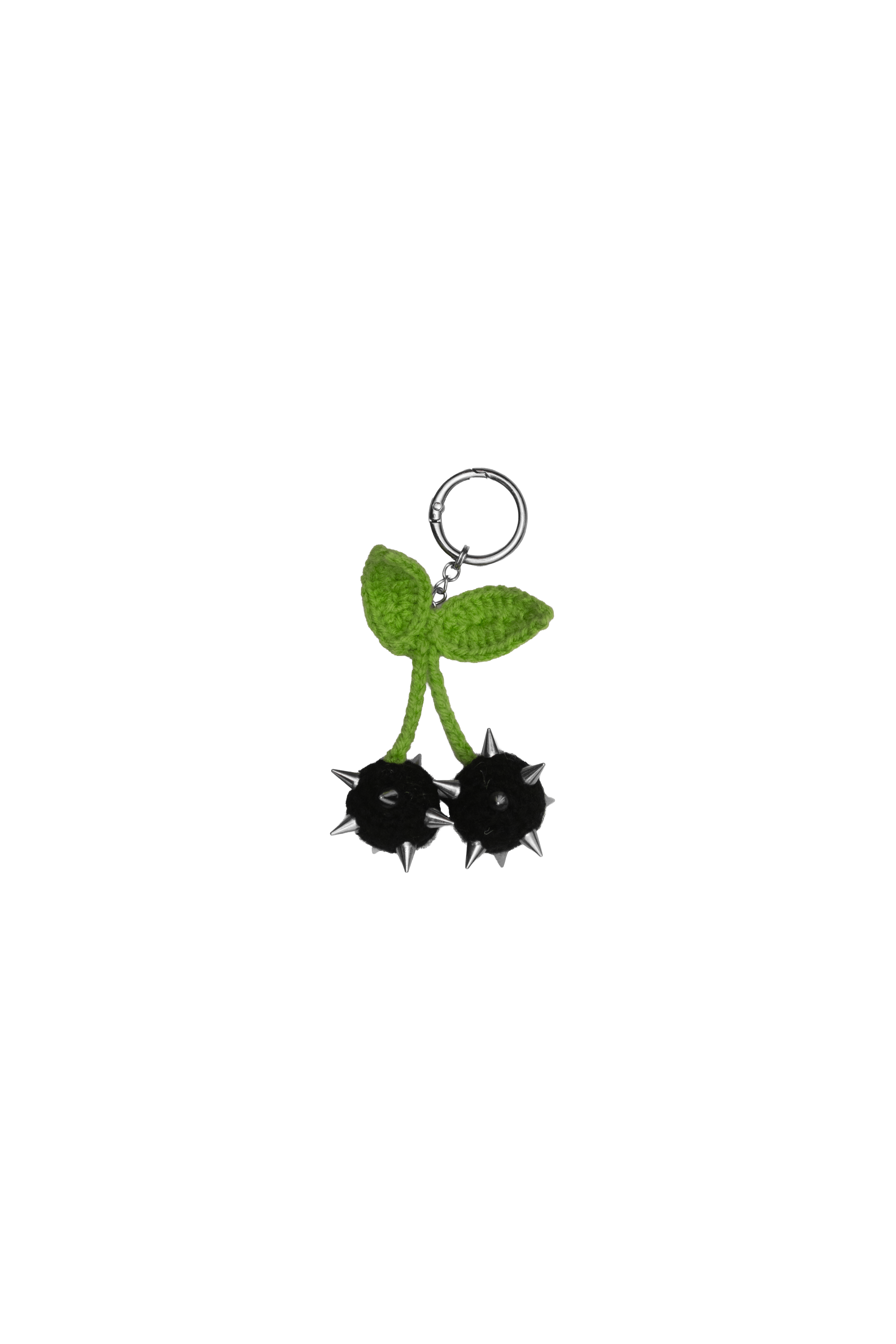 Crochet Cuties - Cherry Bomb & Black Berry Bomb Bag Charm