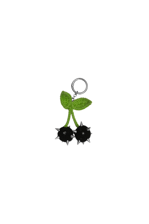 Crochet Cuties - Black Berry Bomb Bag Charm