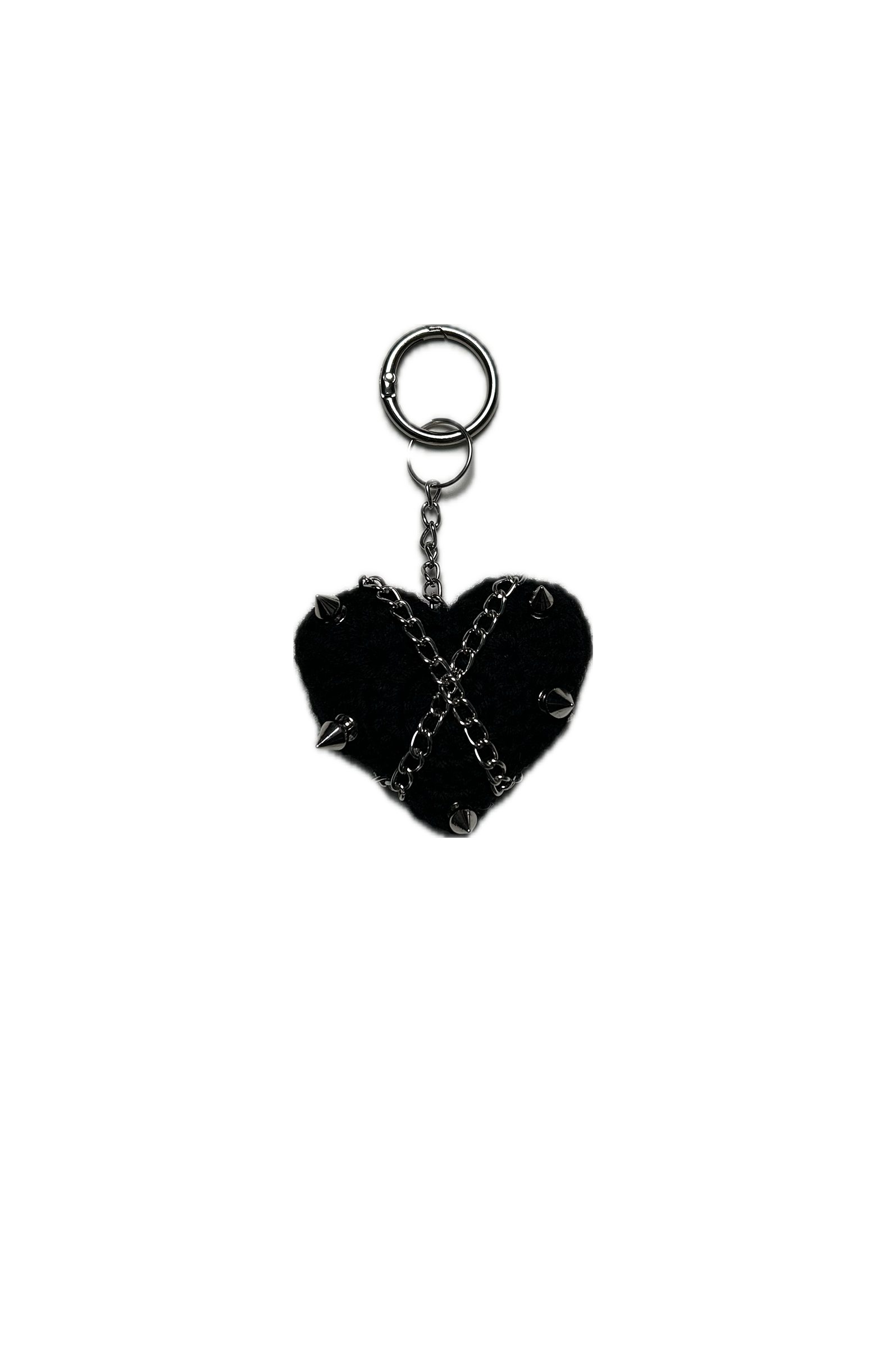 Cuties - Black Metal Bag Charm