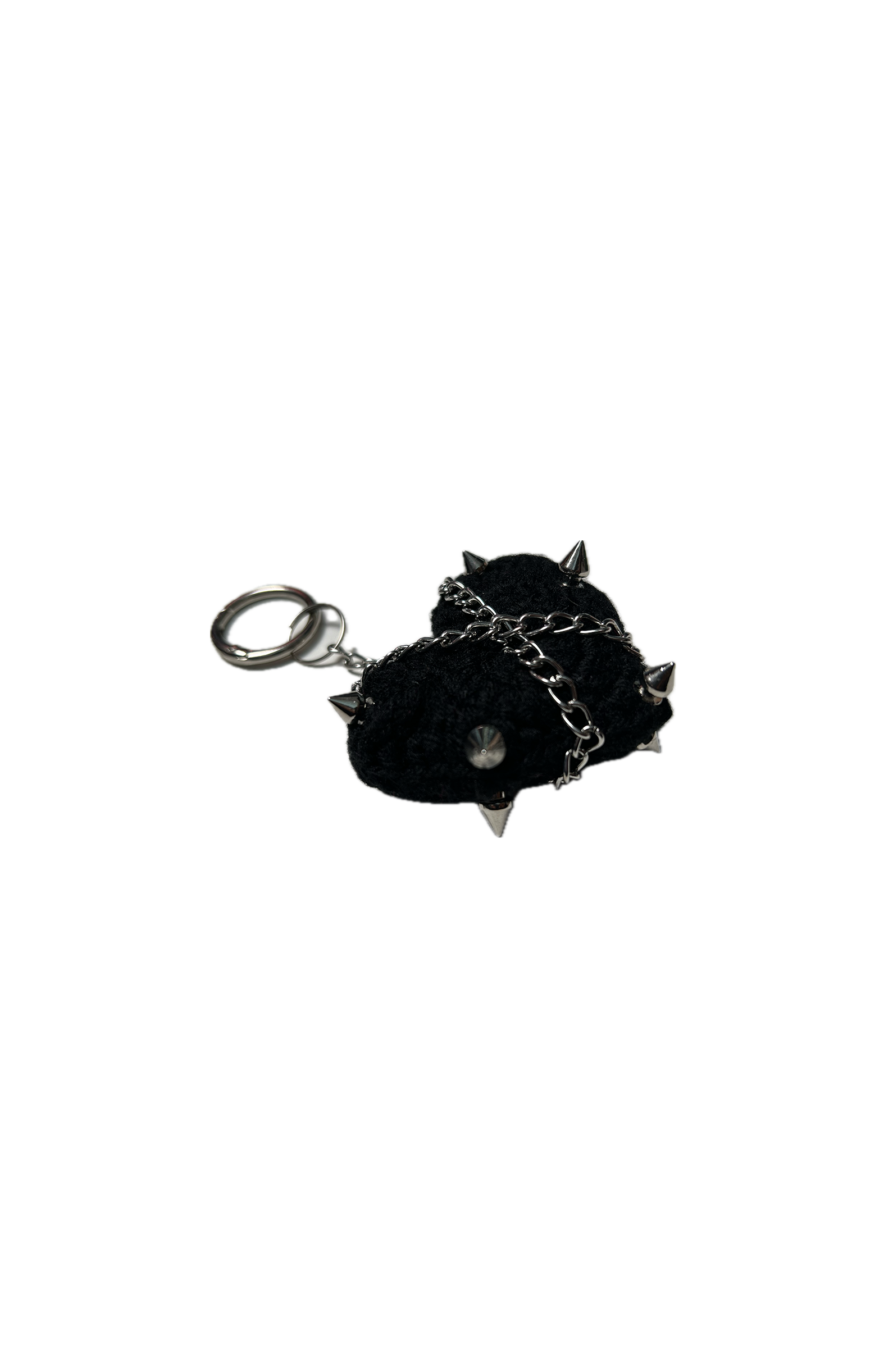 Cuties - Black Metal Bag Charm