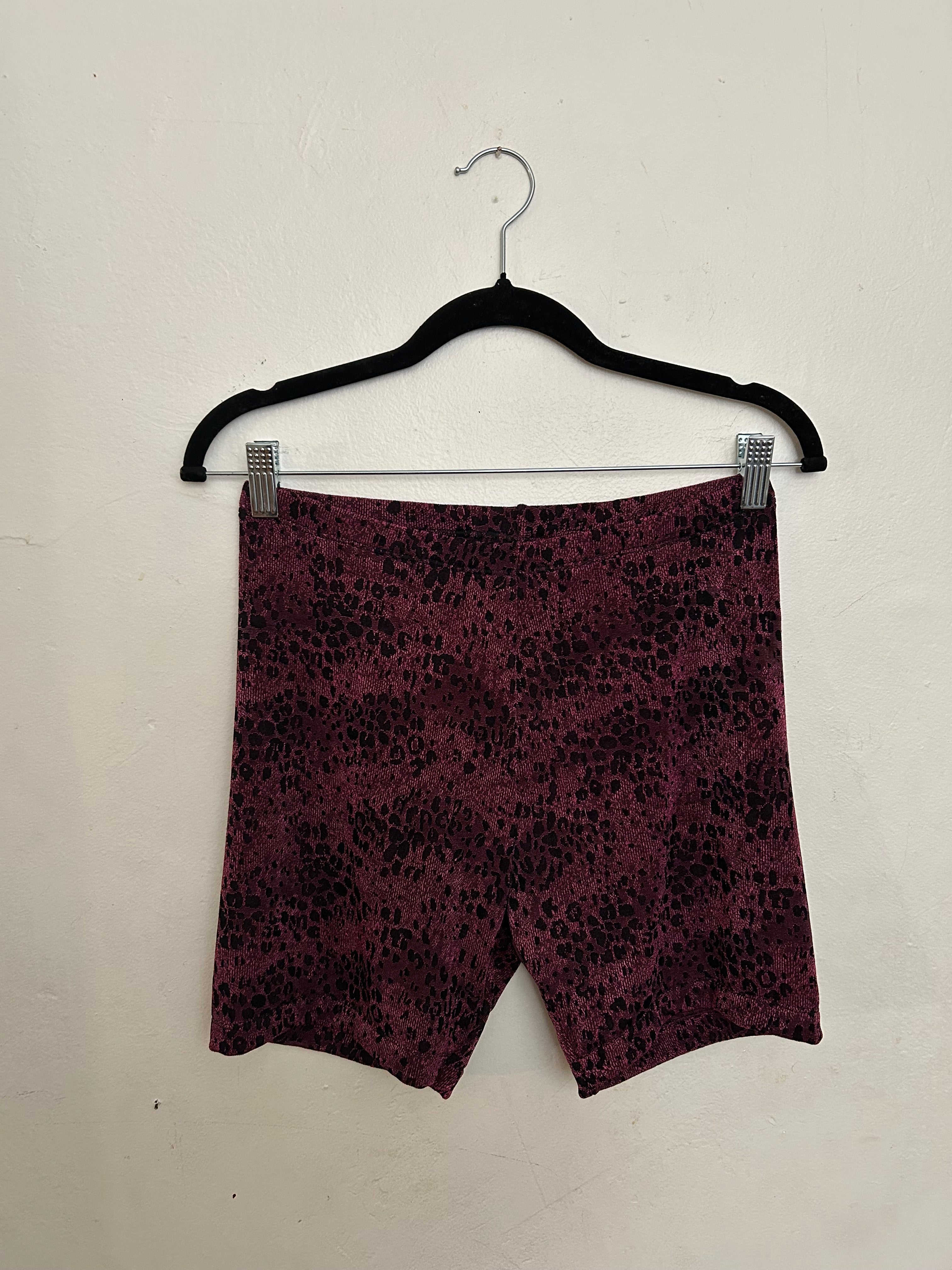 Feline fantasy biker shorts