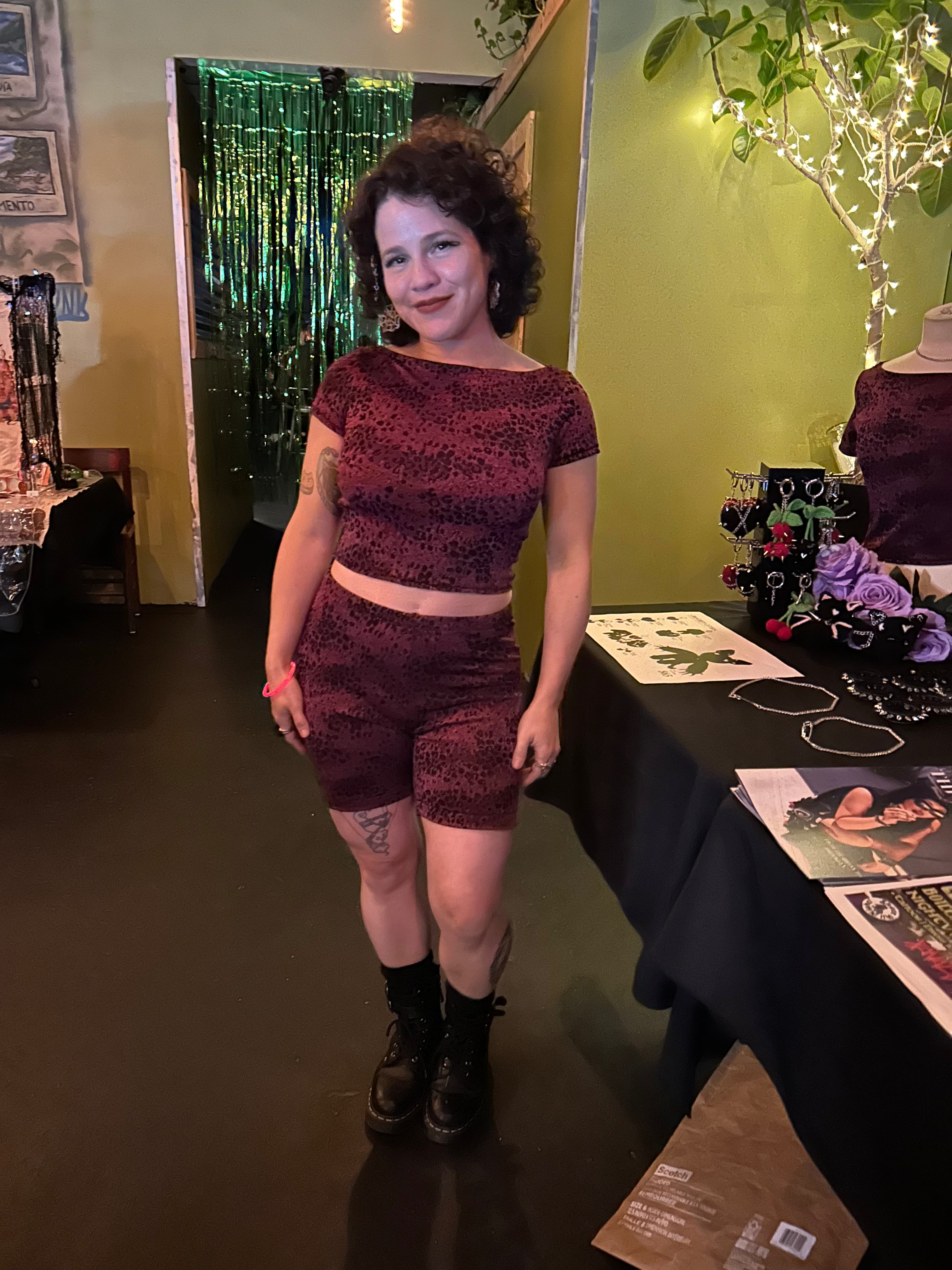 Feline fantasy top