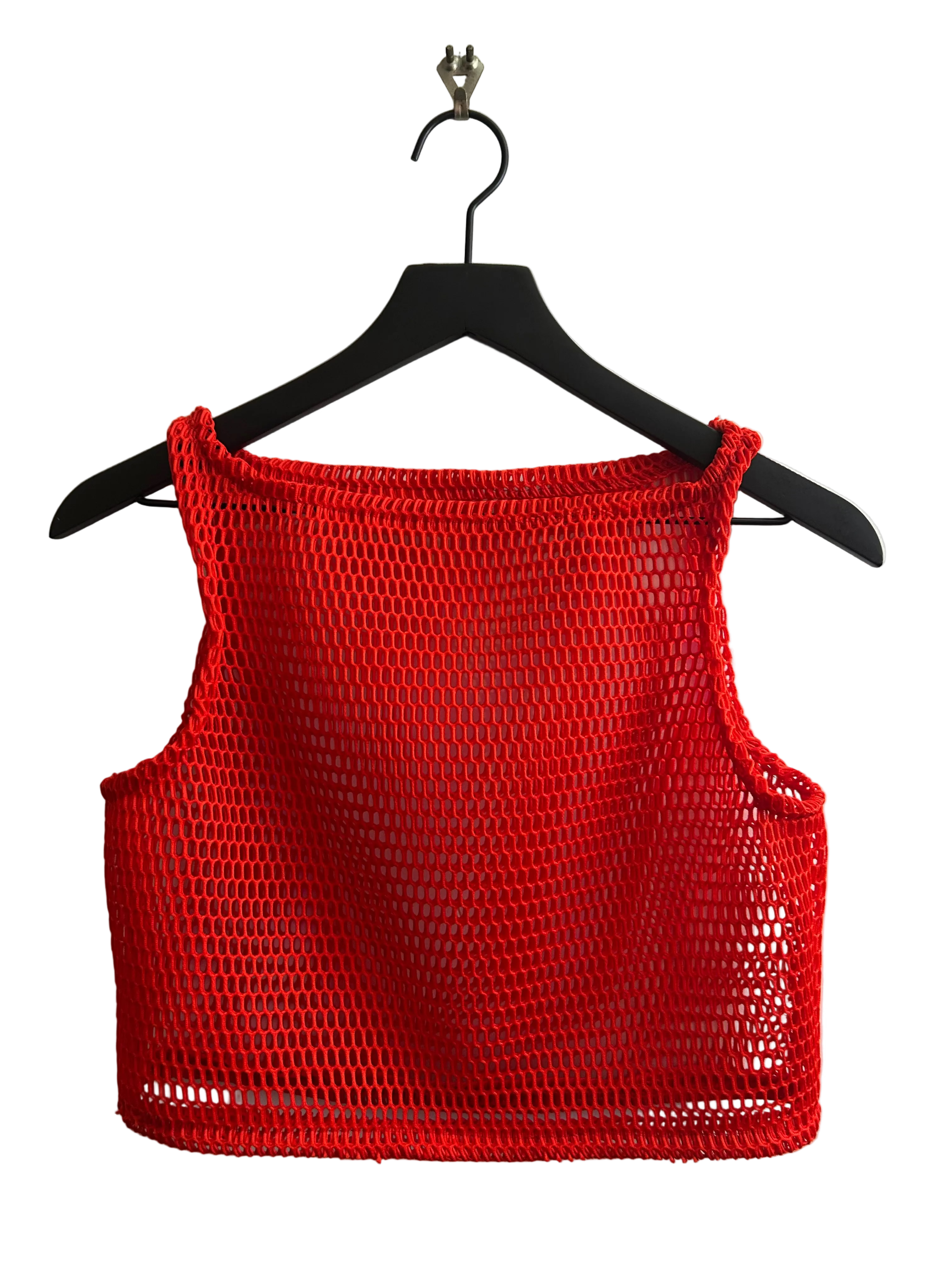 Mesh Armor Crop Top