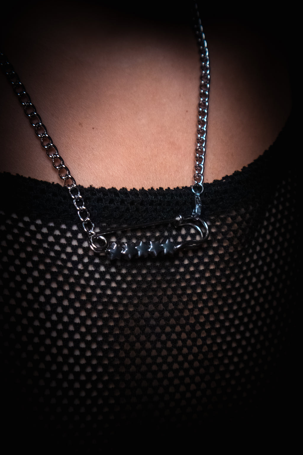 Safety Pin Chain - Stars