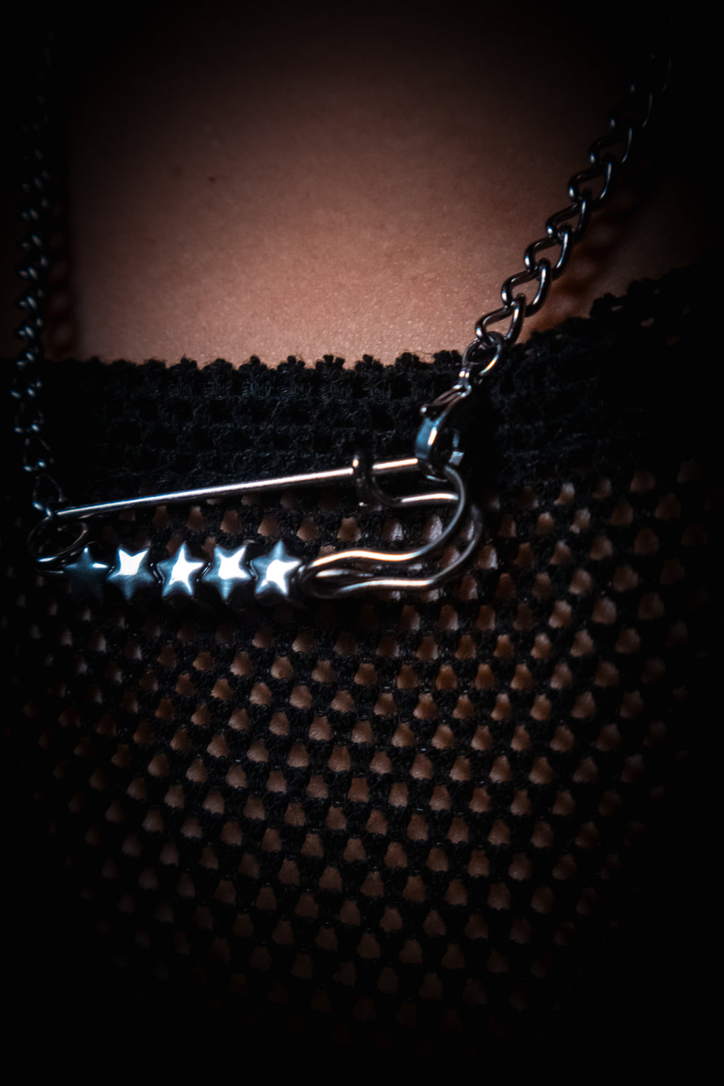 Safety Pin Chain - Stars