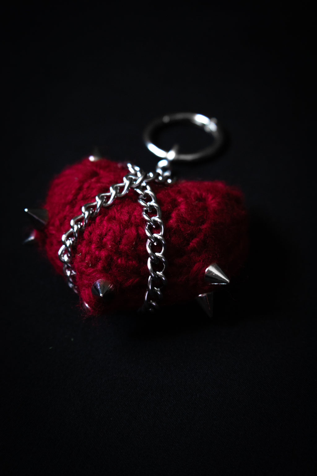Crochet Cuties - Bleeding heart bag charm — Coven X Coven product photo