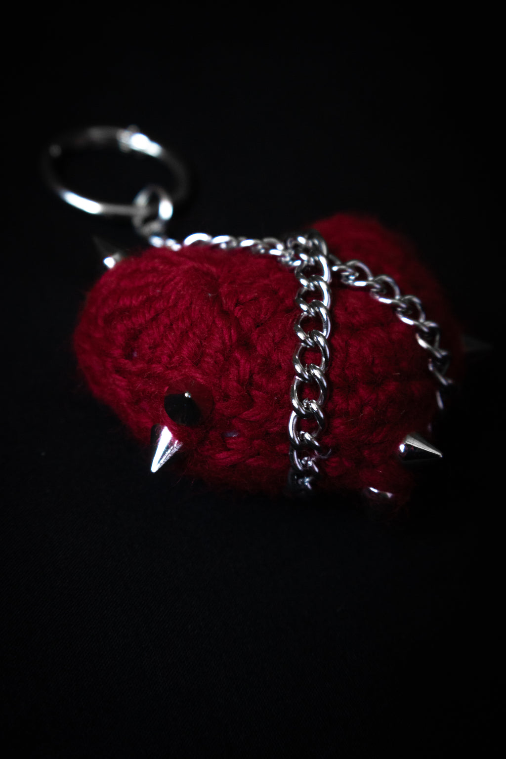 Crochet Cuties - Bleeding heart bag charm — Coven X Coven product photo